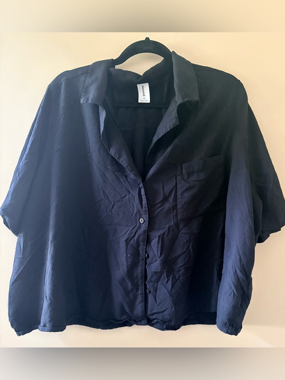 Abound Black Camp Shirt